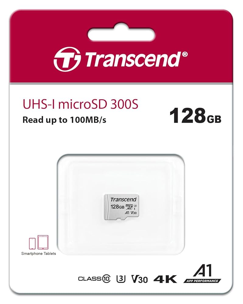 Amazon.com: Transcend 128GB microSDXC Micro SD Card A1 V30